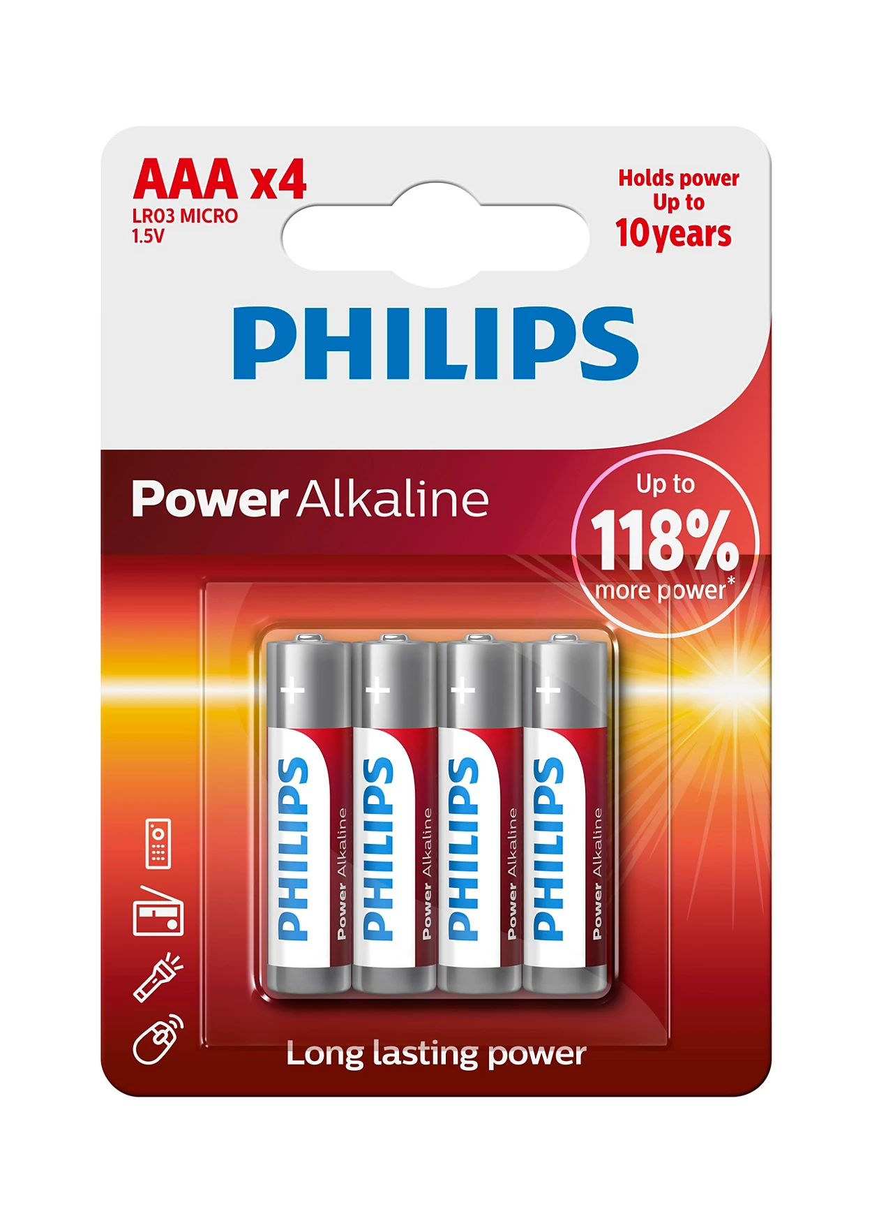 PHILIPS ( ALKALİNE İNCE & AAA & 1.5V ) PİL (4PCS)